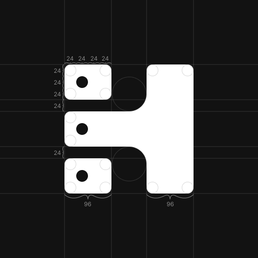 Logo HOSTWARE — Sketch / Outline